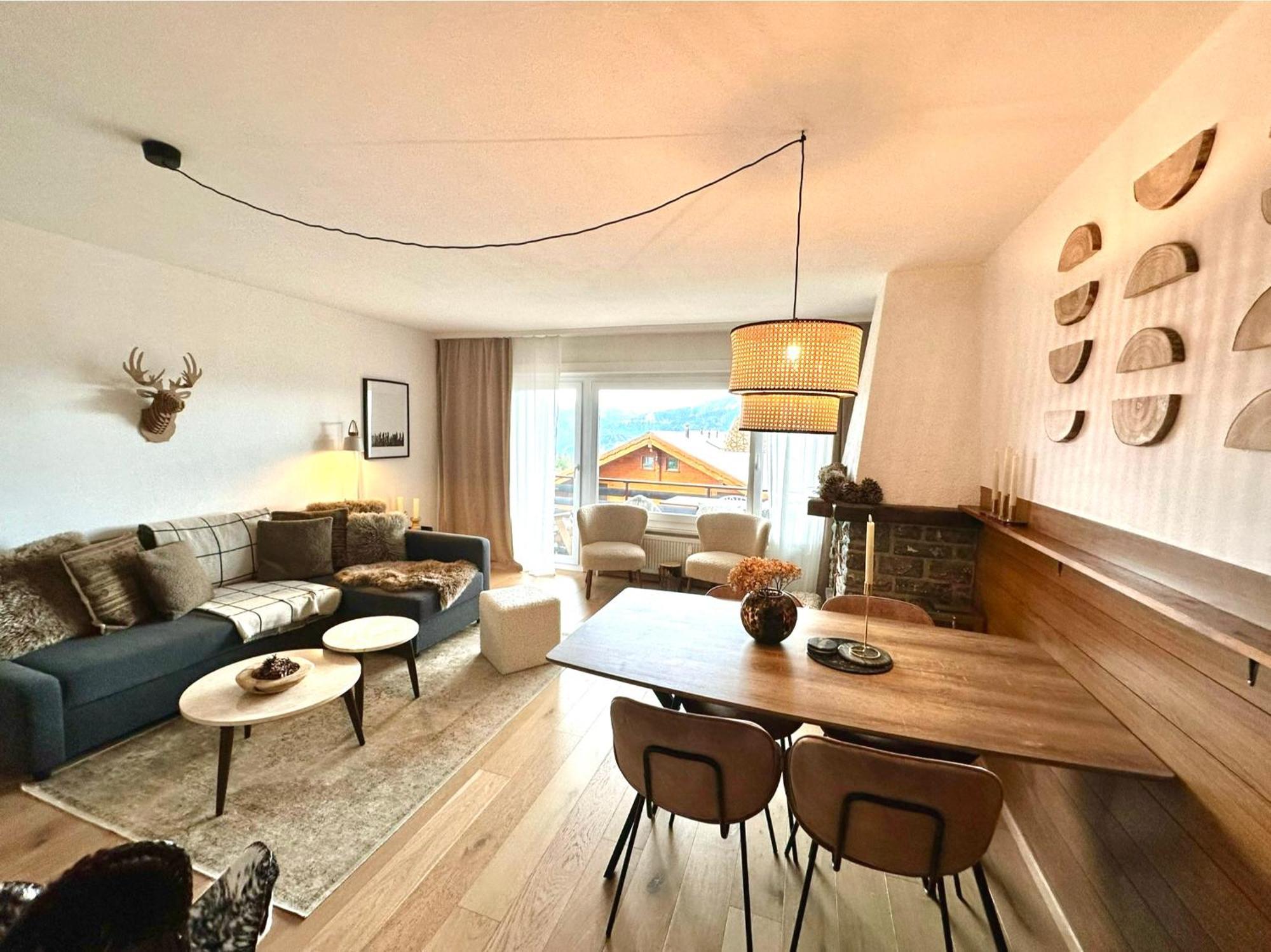 Window On Crans Montana, Appartement Avec Vue Sur Les Alpes Zewnętrze zdjęcie