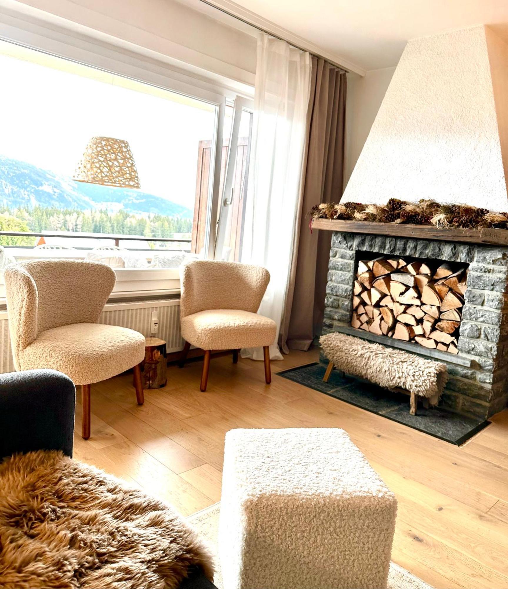 Window On Crans Montana, Appartement Avec Vue Sur Les Alpes Zewnętrze zdjęcie